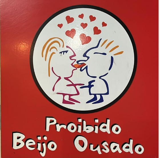 Placa: Proibido Beijo Ousado
